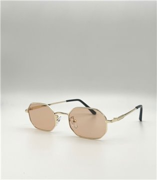 Γυαλιά μεταλλικά Mylah Beige 2