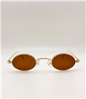 Γυαλιά μεταλλικά Clover Brown
